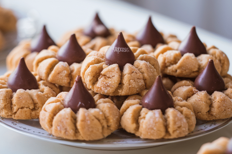 Peanut Butter Blossom Cookies