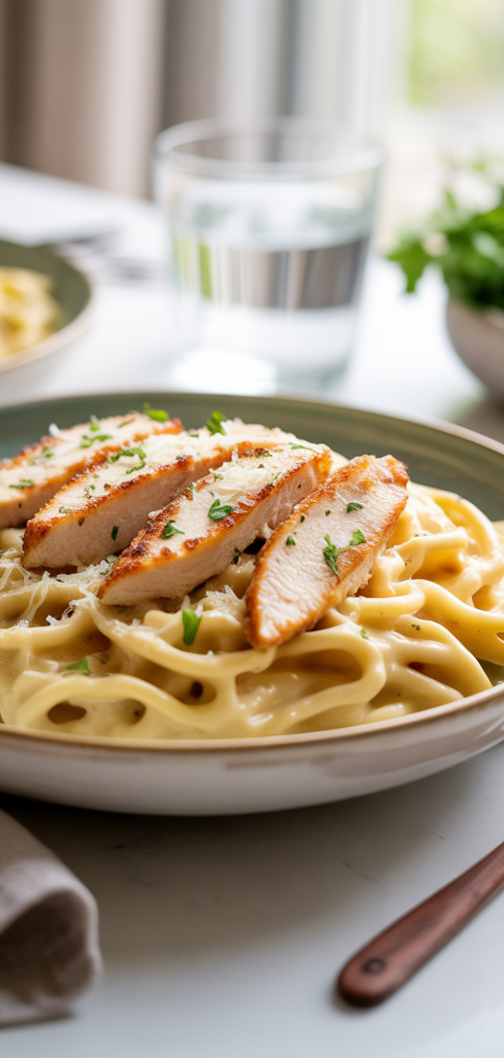 Creamy Garlic Parmesan Chicken Pasta