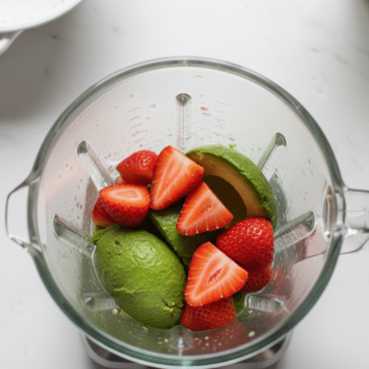 Strawberry Avocado Smoothie
