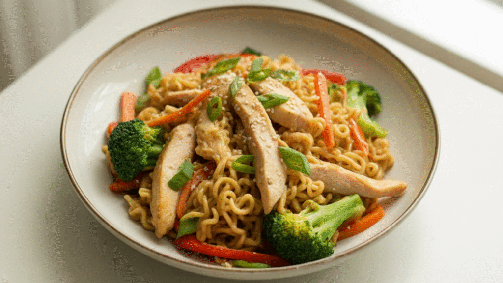 Chicken Ramen Stir Fry