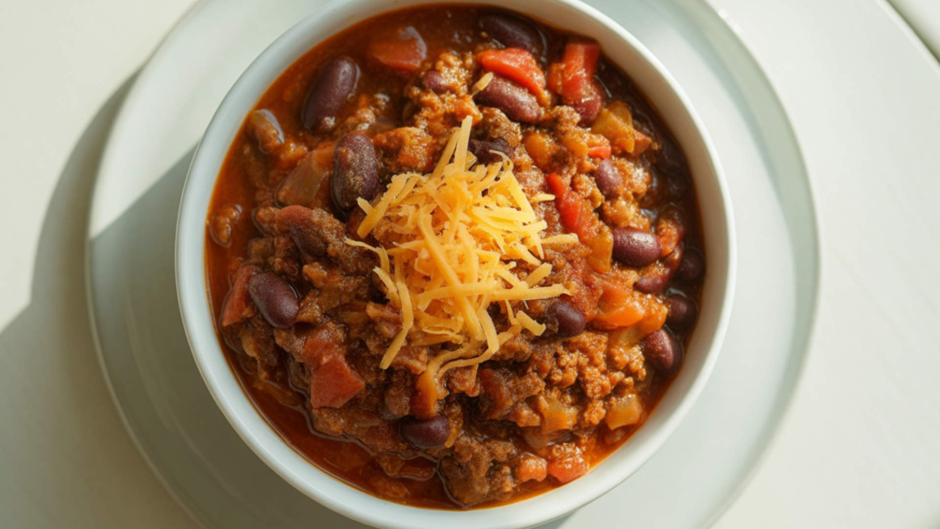This homemade chili is hearty, flavorful, and perfect for family dinners. Packed with beans, ground meat, tomatoes, and warm spices, it’s an easy one-pot recipe that’s cozy, filling, and customizable.
