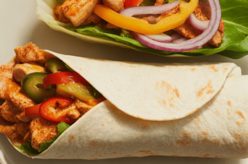 Chili Chicken Wraps