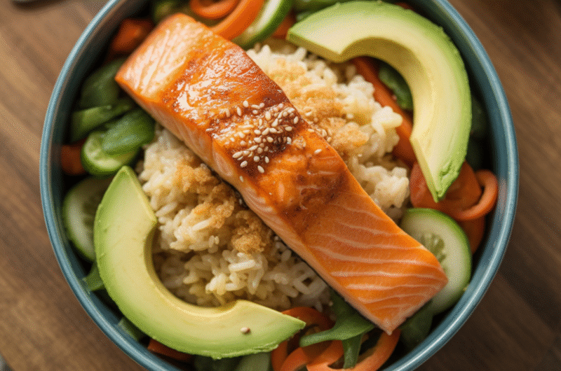 Chili Salmon Bowl