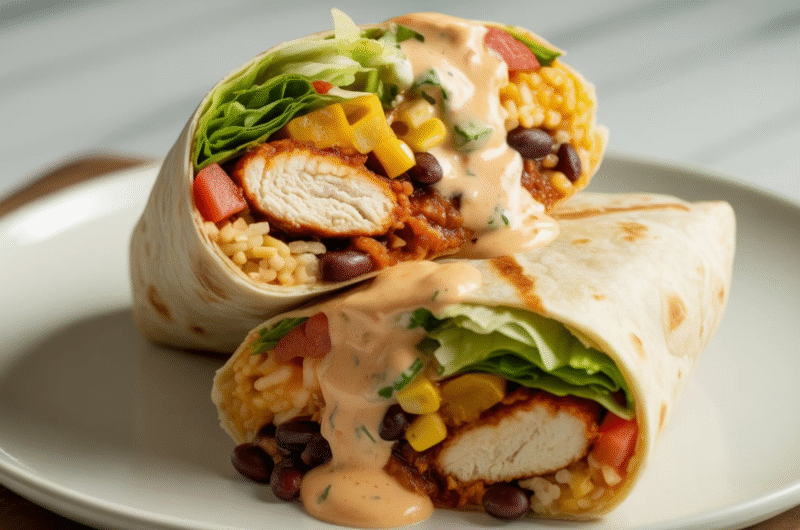 Grilled Chicken Burrito