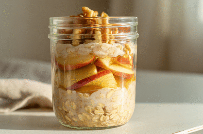 Apple Pie Overnight Oats
