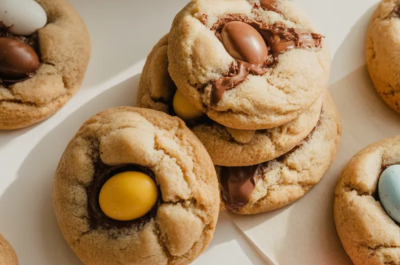 🍪 Brown Butter Cadbury Egg Cookies