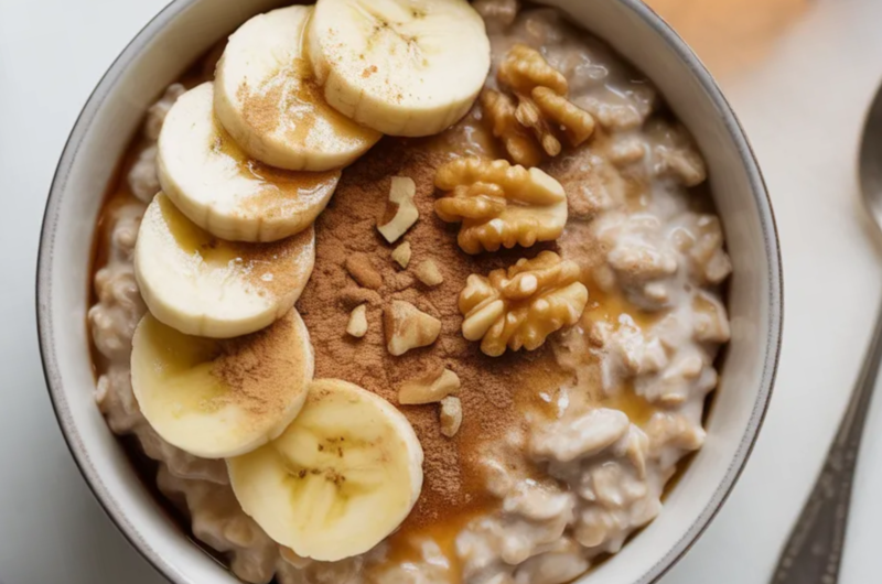 Healthy Cinnamon Roll Overnight Oats No Yogurt