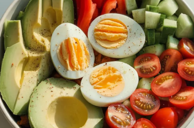 High-Protein Avocado Egg Bowl