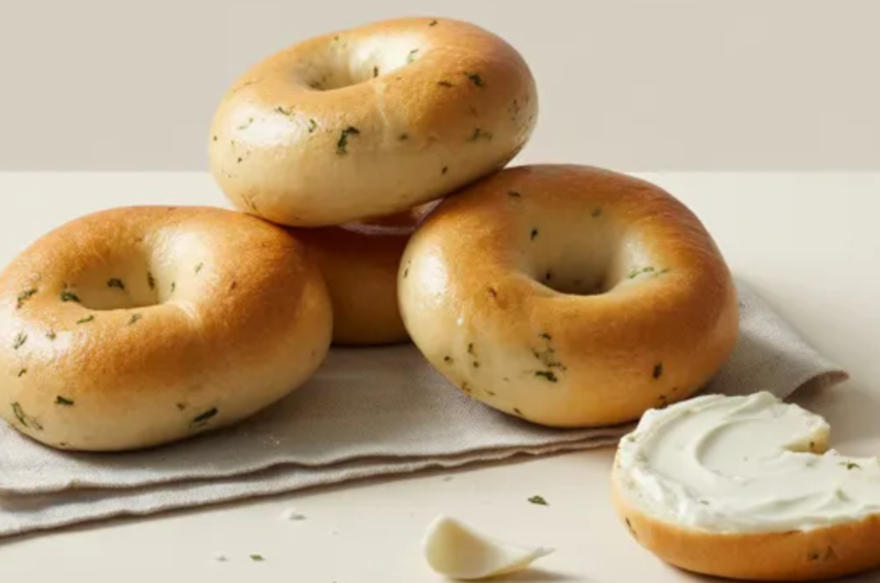 Garlic Herb Bagels