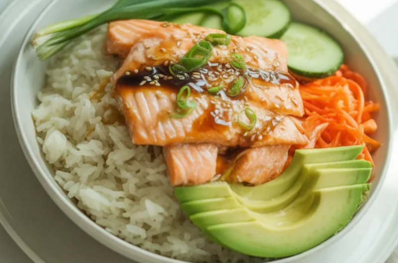 Salmon Rice Bowl Recipe