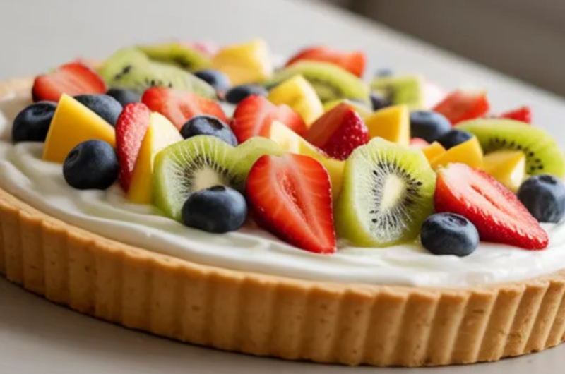 No-Bake Greek Yogurt Fruit Tart