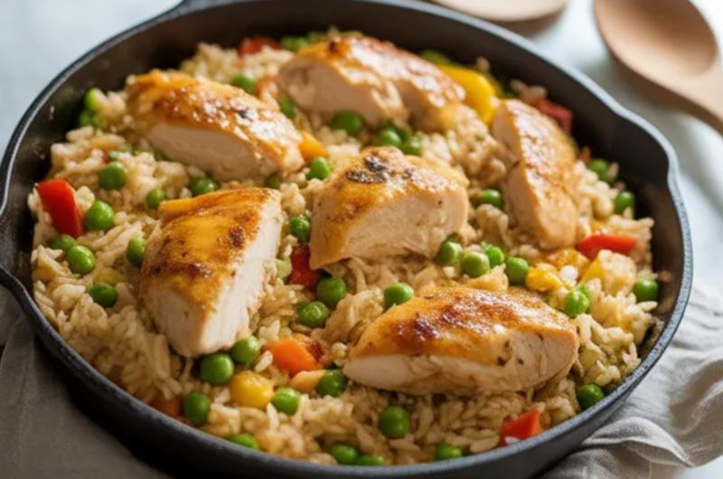 Chicken and Rice Skillet (One-Pan Comfort Meal)