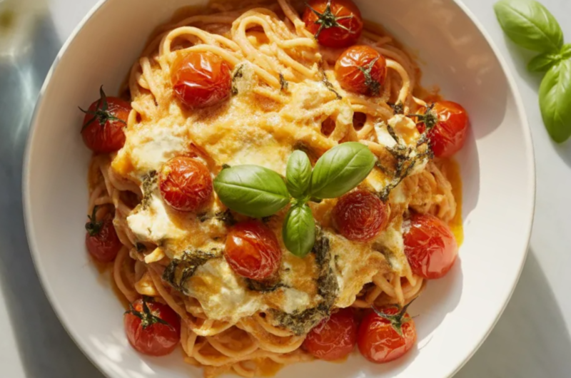 One Pan Baked Feta Pasta