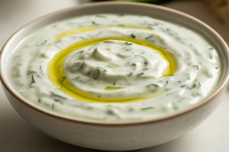 Classic Greek Yogurt Sauce (Tzatziki)
