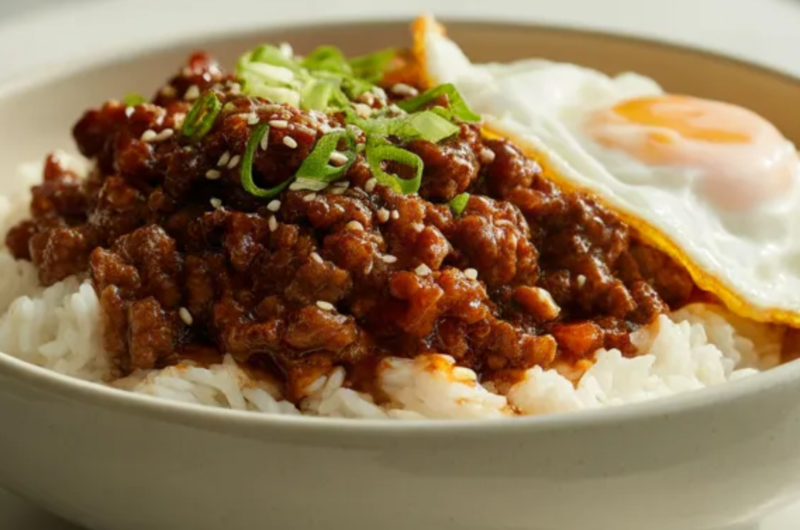 Korean Ground Beef Bowl